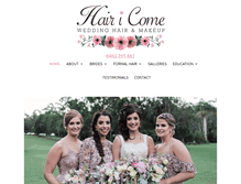 Tablet Screenshot of hairicome.com.au